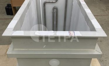 Гальваническая ванна хромирования. Футеровка PVDF