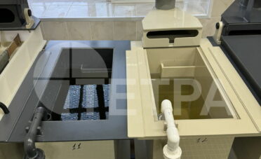 Гальванические ванны холодной и горячей промывки