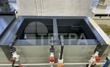 Каскад гальванических ванн холодной промывки