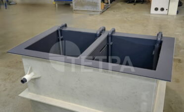 Каскадная холодная промывка после наполнения анодной пленки в хромпике