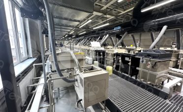 Многопроцессная гальваническая линия ручного обслуживания