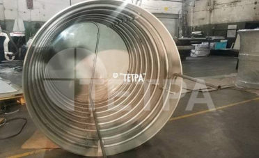 Реактор из полипропилена 4м3 (нагреватель - змеевик)