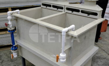 Ванна каскадной промыви в горячей воде