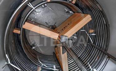 Мешалка и змеевик из нержавеющей стали